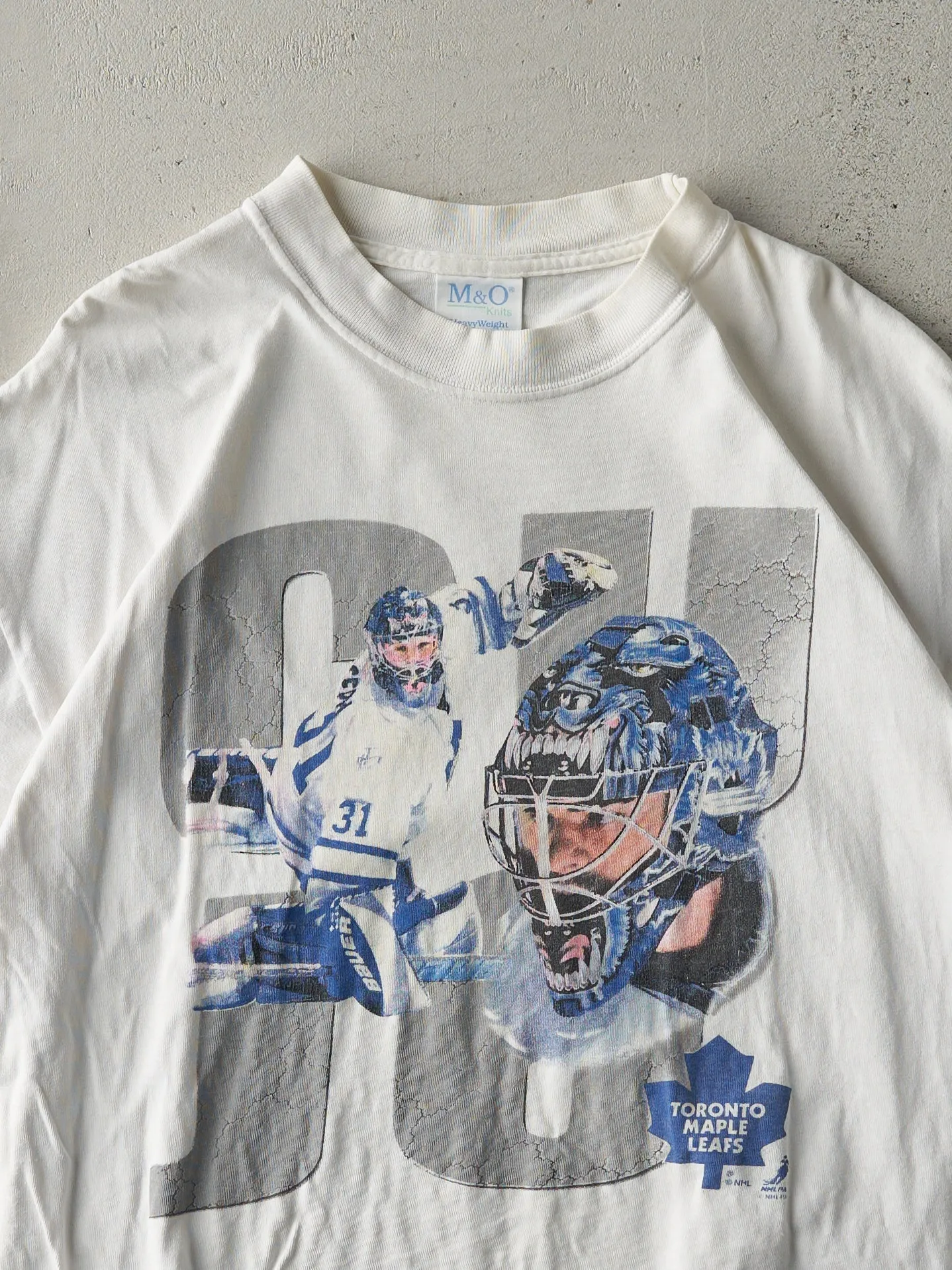 Vintage 99' White Toronto Maple Leafs Curtis Joseph Player Tee (M) sold by Rebalance Vintage product image thumbnail 2