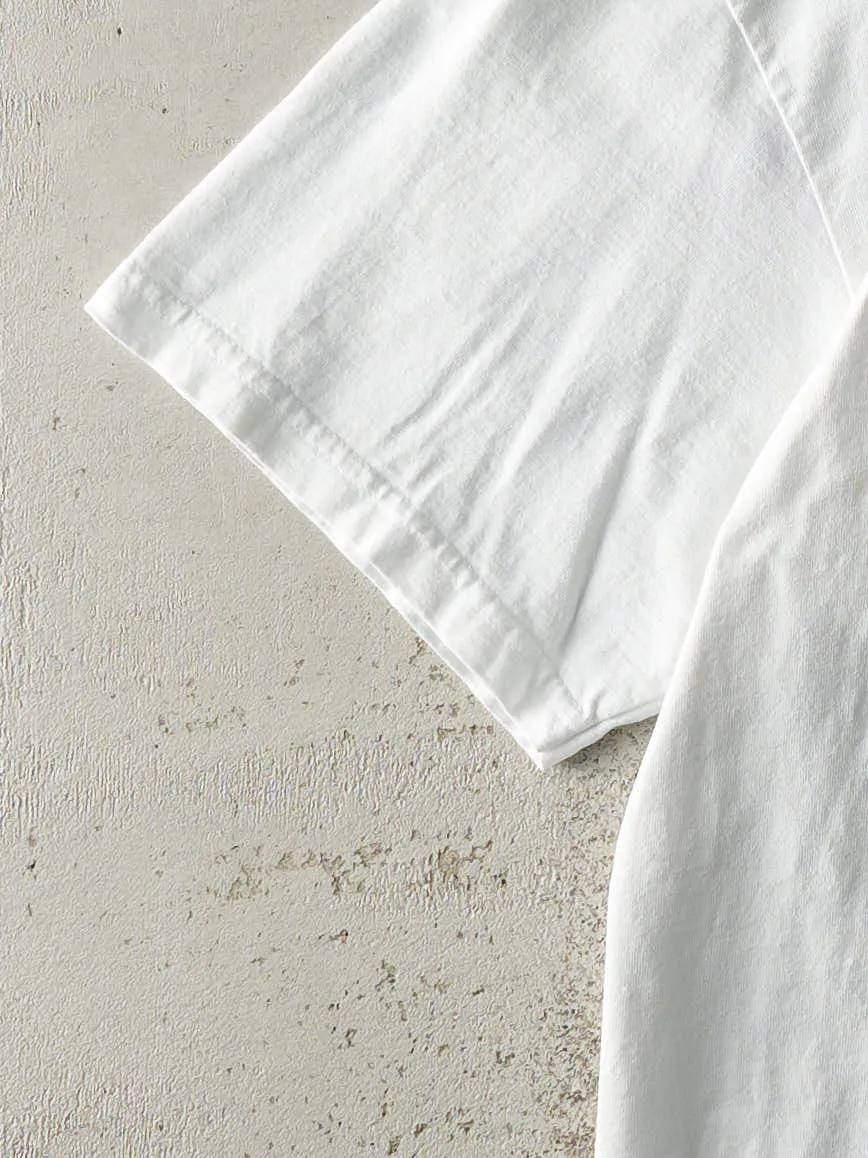 Vintage Y2K White Embroidered Nike Swoosh Tee (M/L) sold by Rebalance Vintage product image thumbnail 3