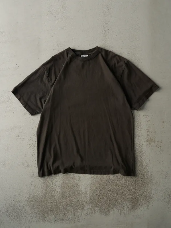 Vintage Y2K Faded Black Blank Tee (L) sold by Rebalance Vintage