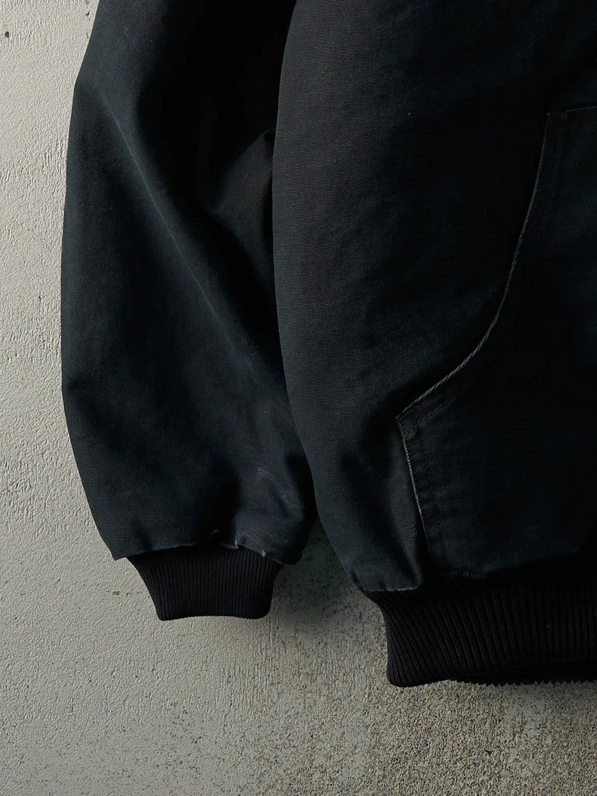 Vintage Y2K Faded Black Hooded Carhartt Jacket (XL) sold by Rebalance Vintage product image thumbnail 4