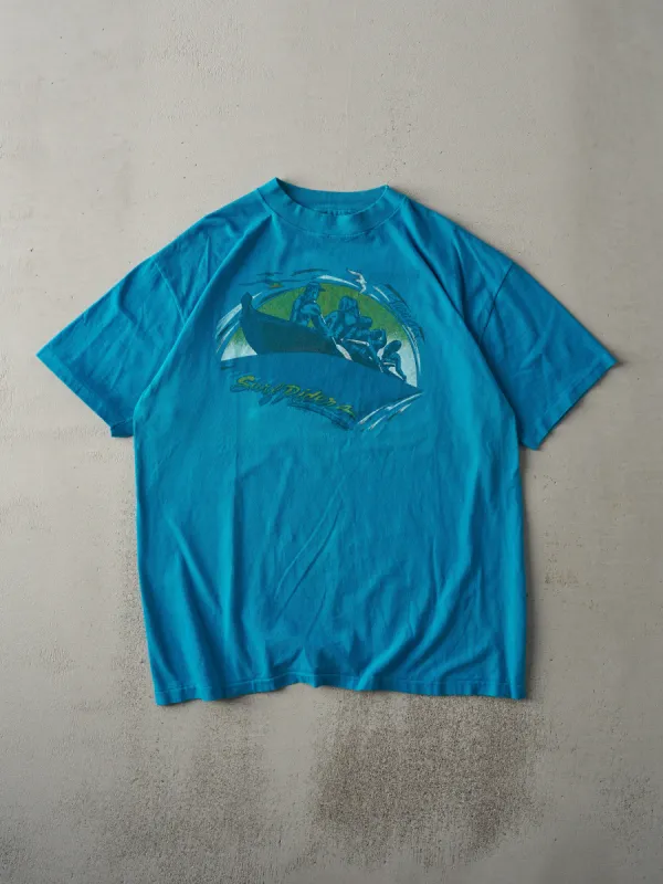 Vintage 90s Blue Hawaii Surf Riders Single Stitch Tee (M/L) sold by Rebalance Vintage