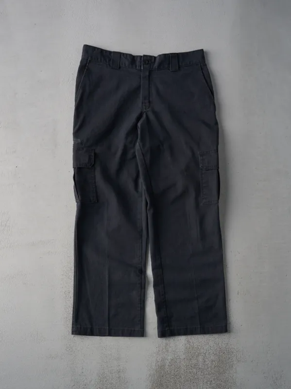 Vintage 90s Rare Black Dickies Classic Work Pants (34x28) sold by Rebalance Vintage
