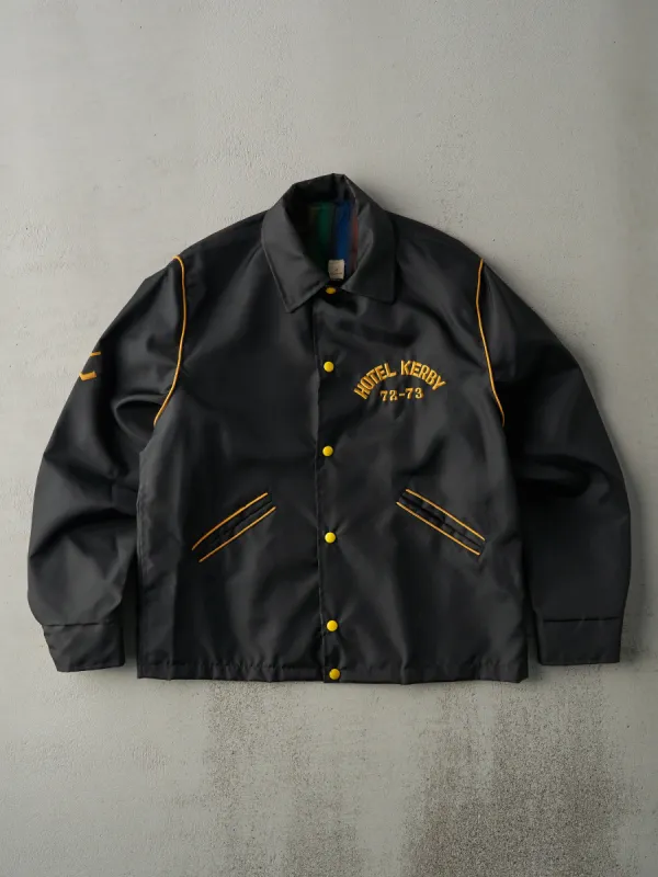 Vintage 70s Black Hotel Kerby Jacket (M) sold by Rebalance Vintage