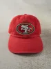 Vintage Y2K Red Embroidered San Fransisco 49ers Strap Back Hat sold by Rebalance Vintage