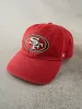 Vintage Y2K Red Embroidered San Fransisco 49ers Strap Back Hat sold by Rebalance Vintage