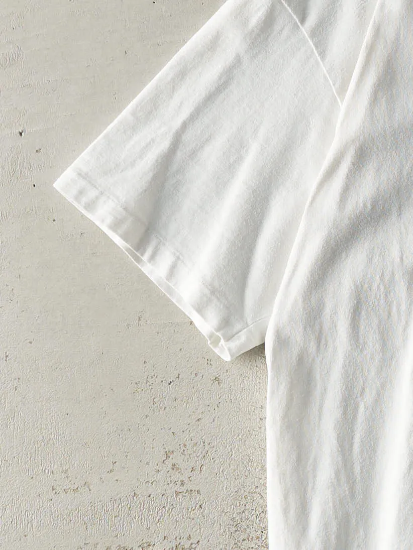 Vintage 90s White Deals On Wheels Single Stitch Tee (M) sold by Rebalance Vintage product image thumbnail 3