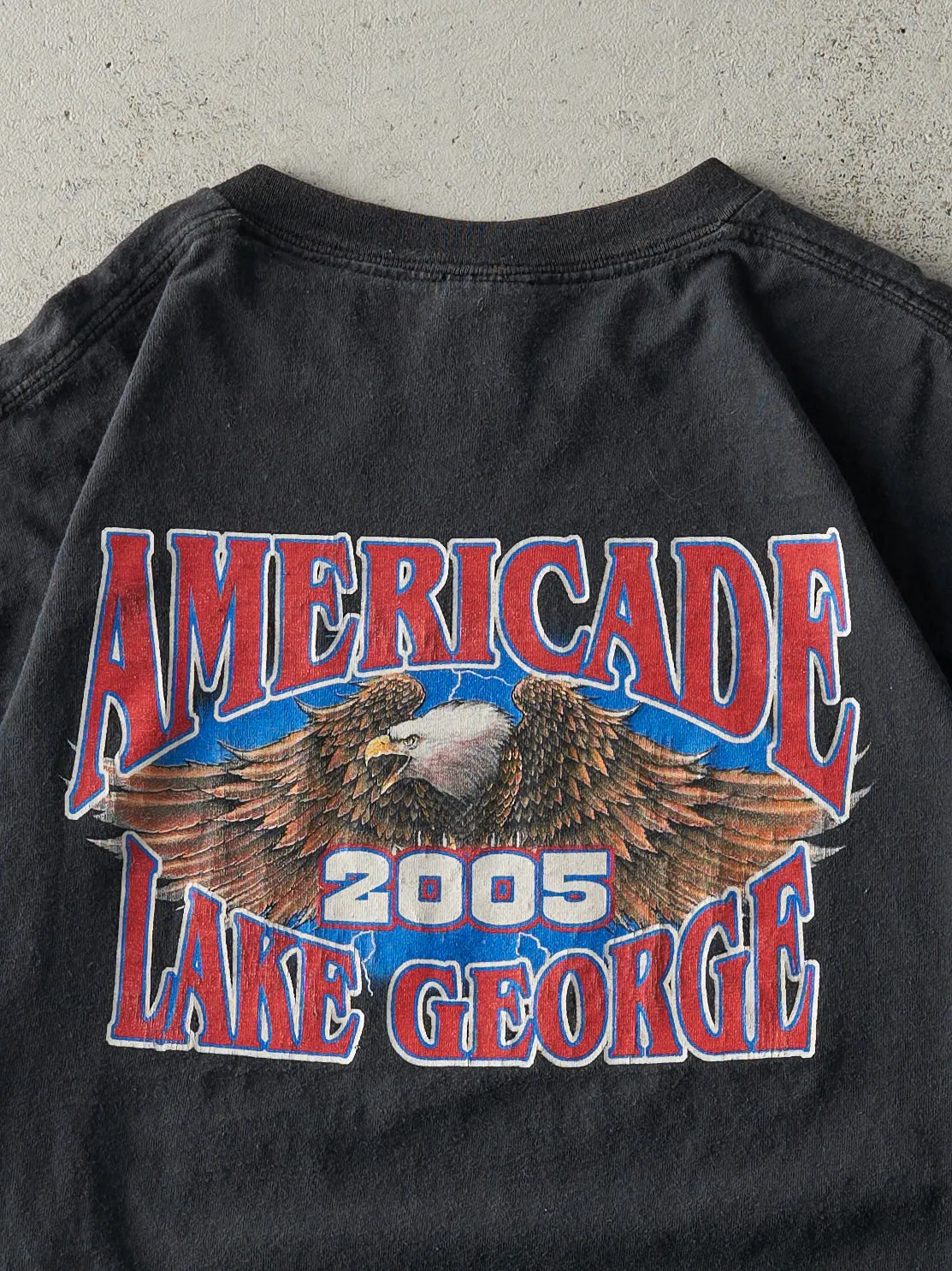 Vintage 05' Black New York Americade Biker Tee (M) sold by Rebalance Vintage product image thumbnail 4