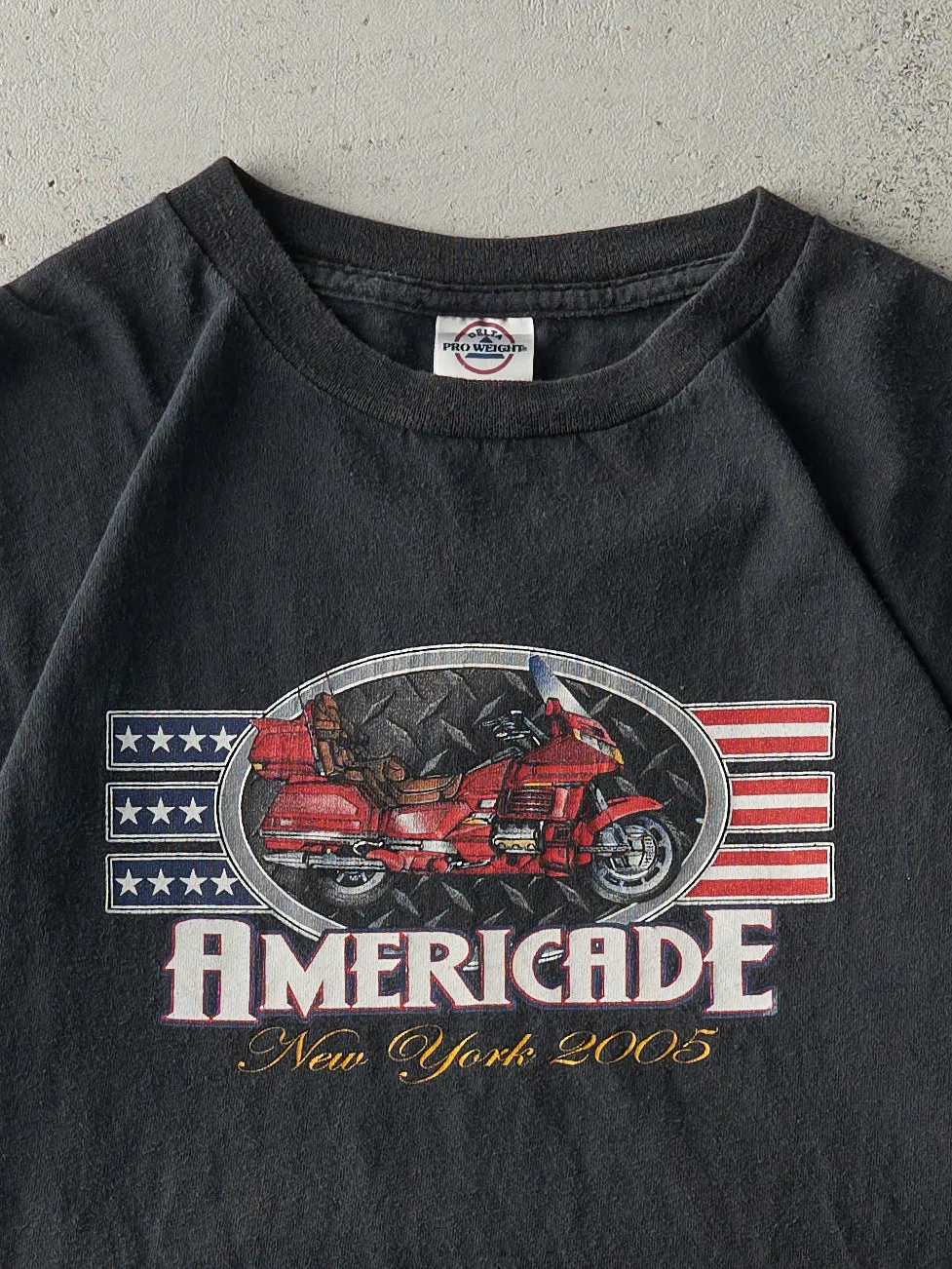 Vintage 05' Black New York Americade Biker Tee (M) sold by Rebalance Vintage product image thumbnail 3