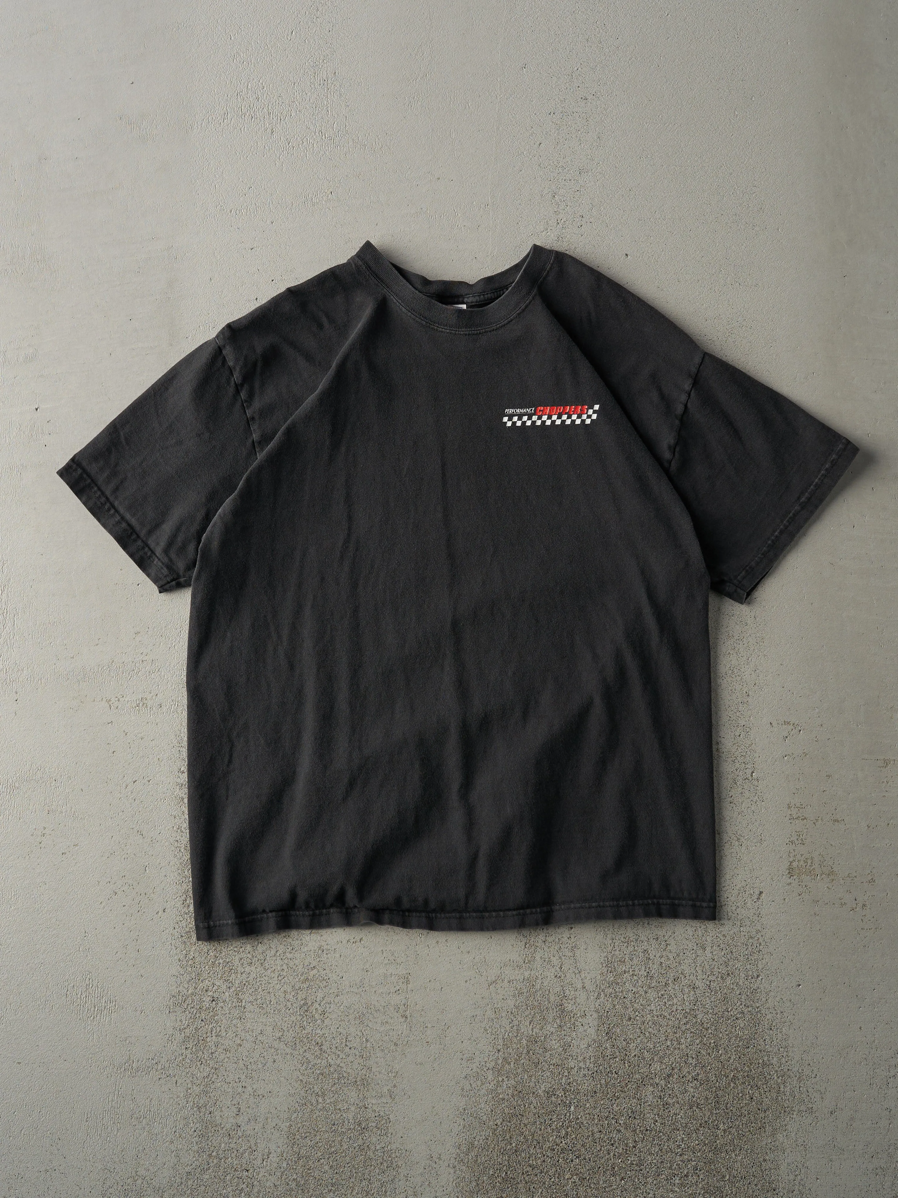 Vintage Y2K Black Performance Choppers Biker Tee (M) sold by Rebalance Vintage product image thumbnail 2