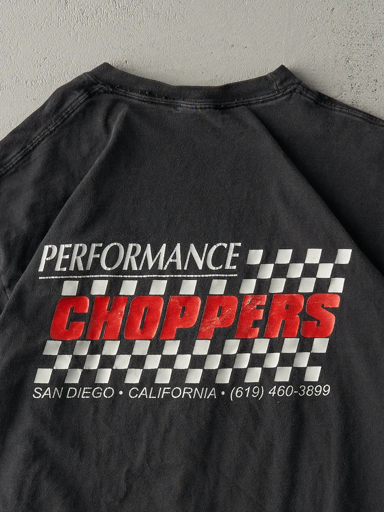 Vintage Y2K Black Performance Choppers Biker Tee (M) sold by Rebalance Vintage product image thumbnail 4