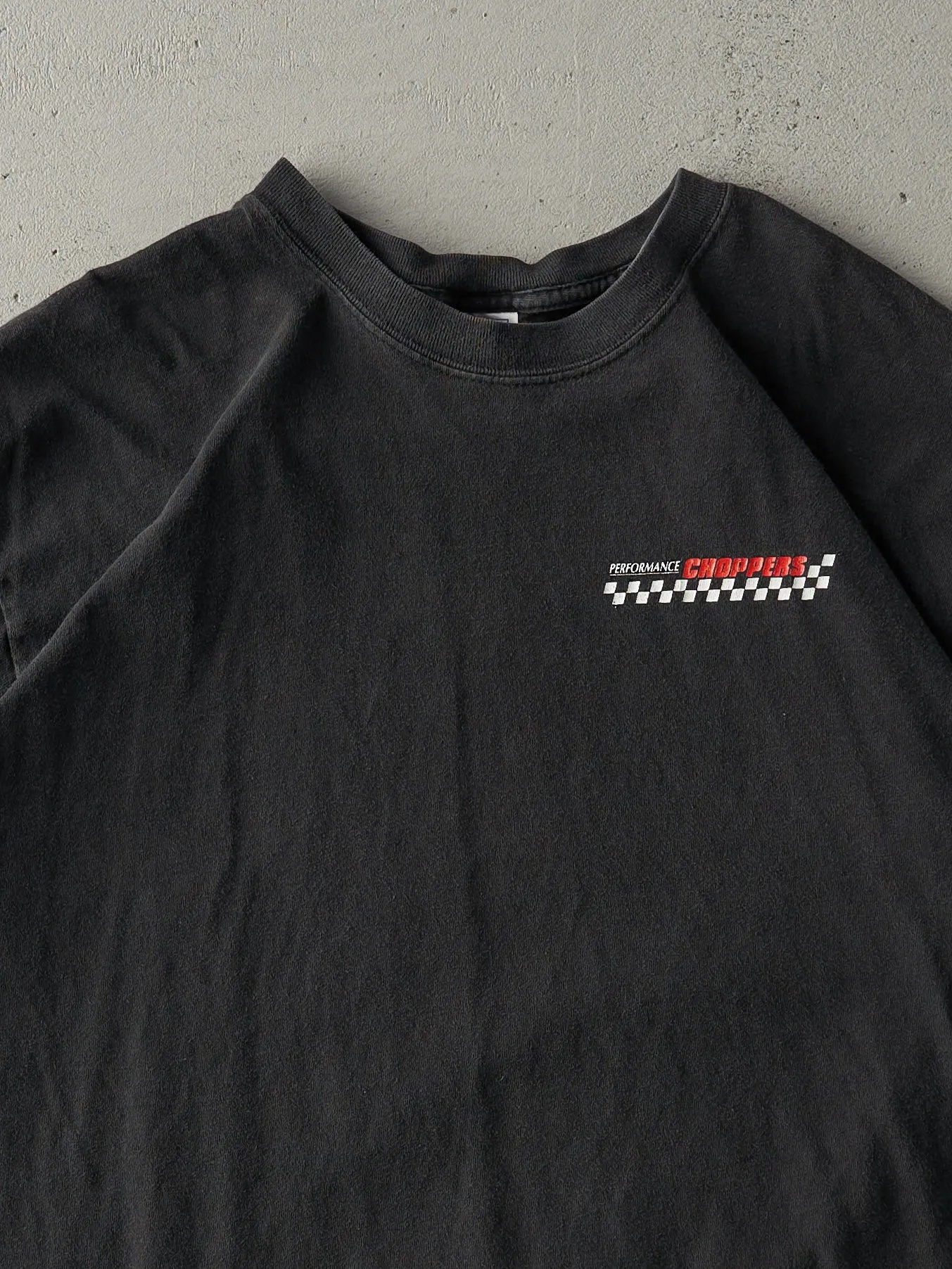 Vintage Y2K Black Performance Choppers Biker Tee (M) sold by Rebalance Vintage product image thumbnail 3