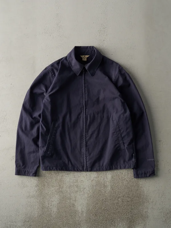 Vintage 90s Navy Blue Woolrich Harrington Jacket (M) sold by Rebalance Vintage