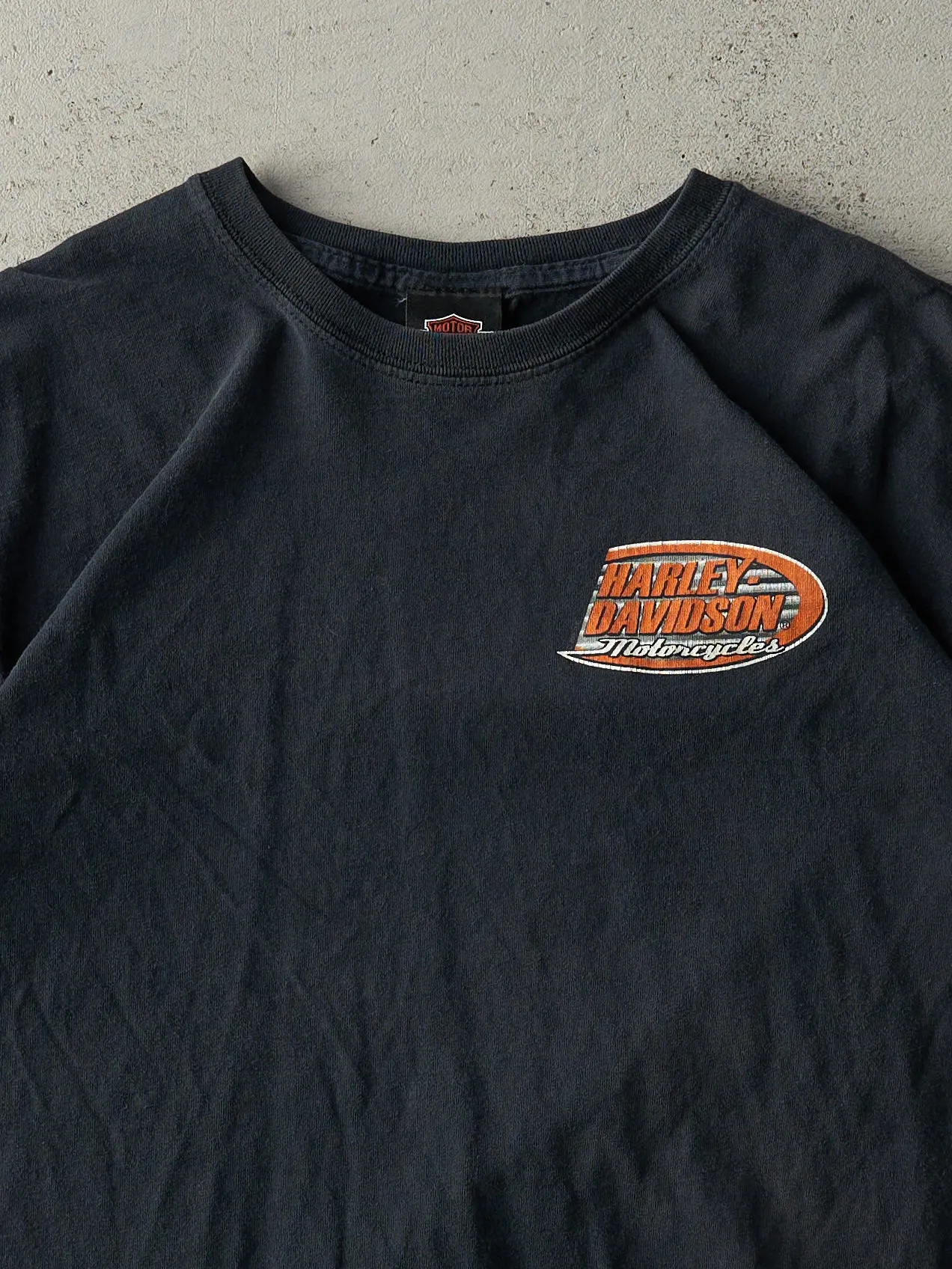 Vintage 08' Black Quebec Canada Harley Davidson Tee (M) sold by Rebalance Vintage product image thumbnail 3