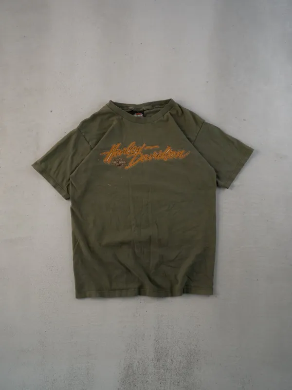 Vintage Y2k Green Harley Davidson California Graphic Tee (M) sold by Rebalance Vintage