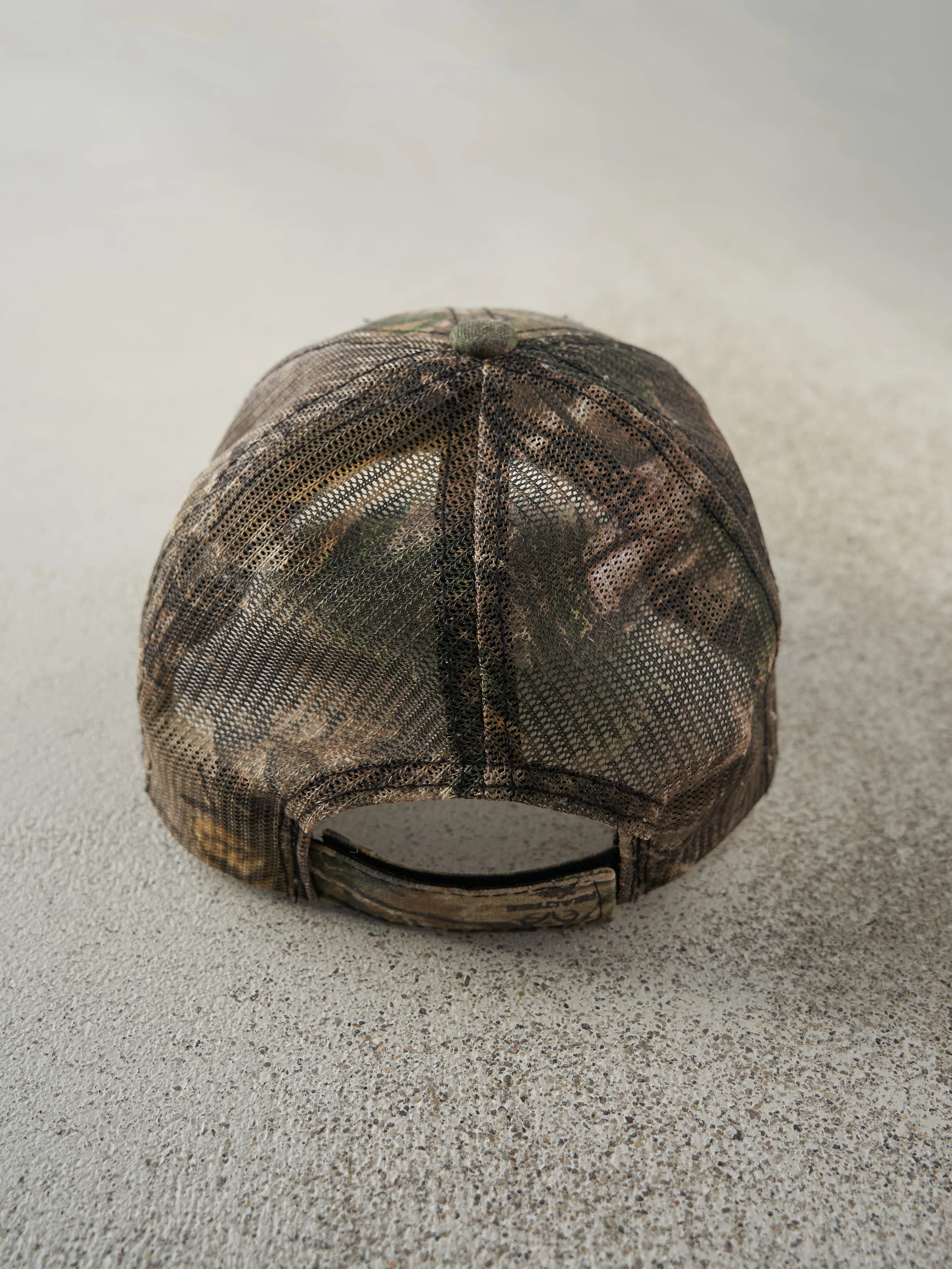 Vintage 90s Camo Cupe 37 Calgary x Realtree Mesh Velcro Back Hat sold by Rebalance Vintage product image thumbnail 3