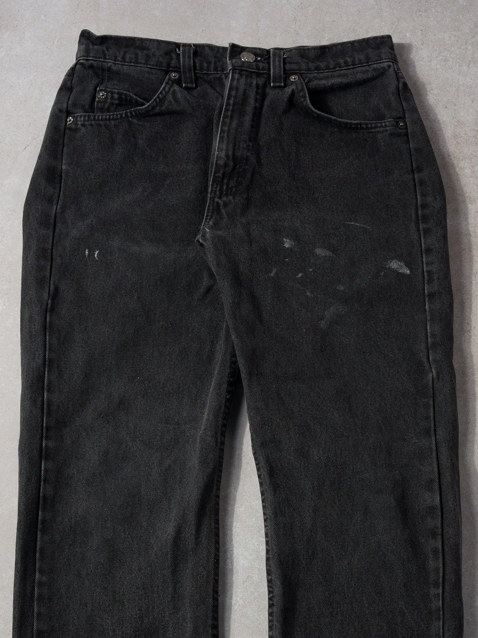 Vinrtage 70s Washed Stone Black Levi's 505 Denim Jeans (30x30) sold by Rebalance Vintage product image thumbnail 2