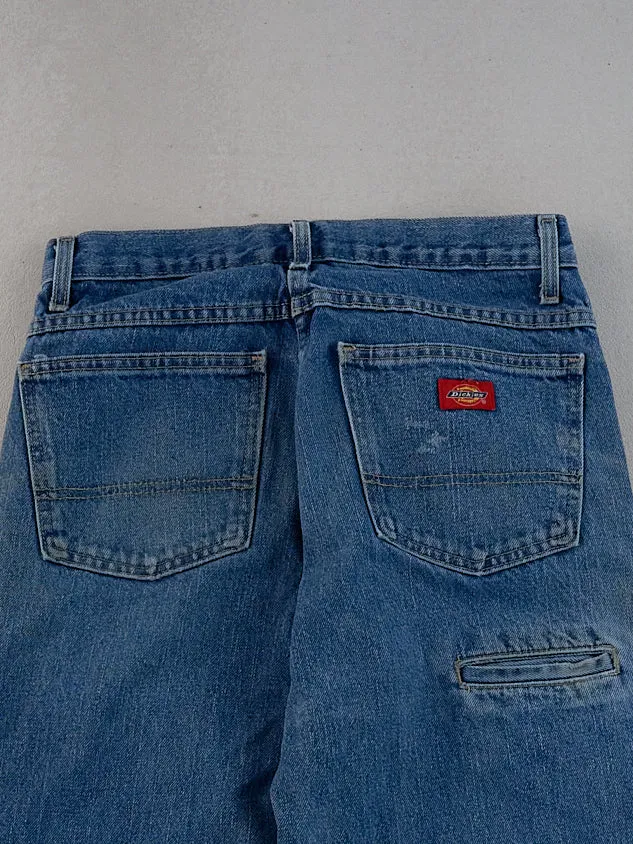 Vintage 90s Blue Dickies Denim Double Knee Carpenter Pants (29x31) sold by Rebalance Vintage product image thumbnail 4