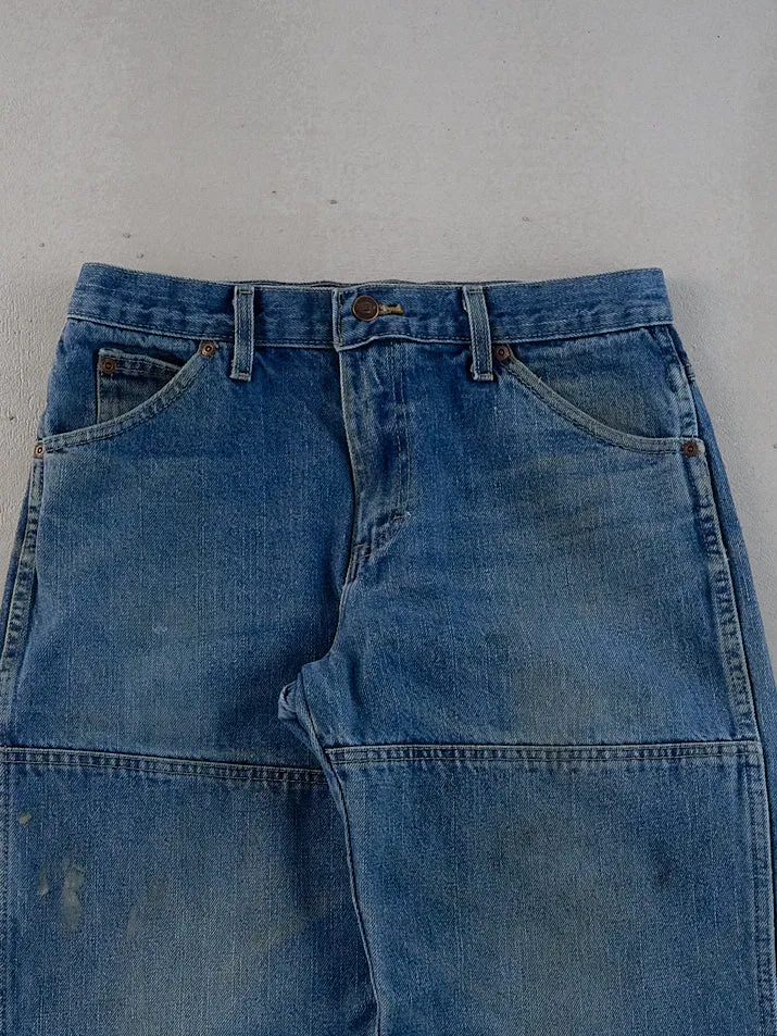 Vintage 90s Blue Dickies Denim Double Knee Carpenter Pants (29x31) sold by Rebalance Vintage product image thumbnail 3
