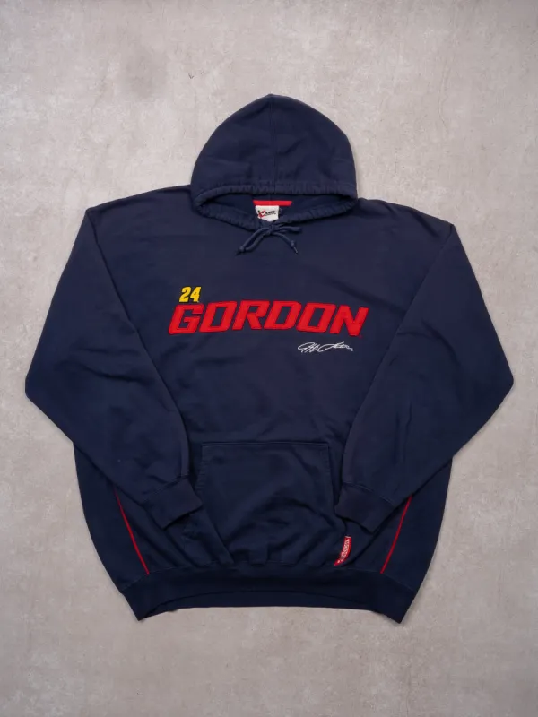 Vintage Navy + Red Gordon 24 NASCAR Hoodie (XXL) sold by Rebalance Vintage