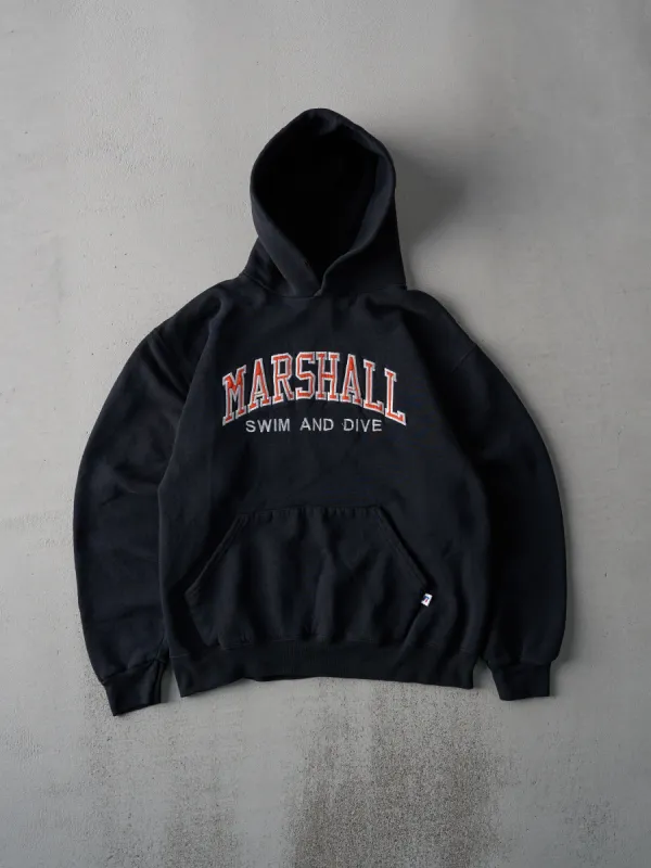Vintage Y2K Black Marshall Swim and Dive Russell Athletics Hoodie (M) sold by Rebalance Vintage