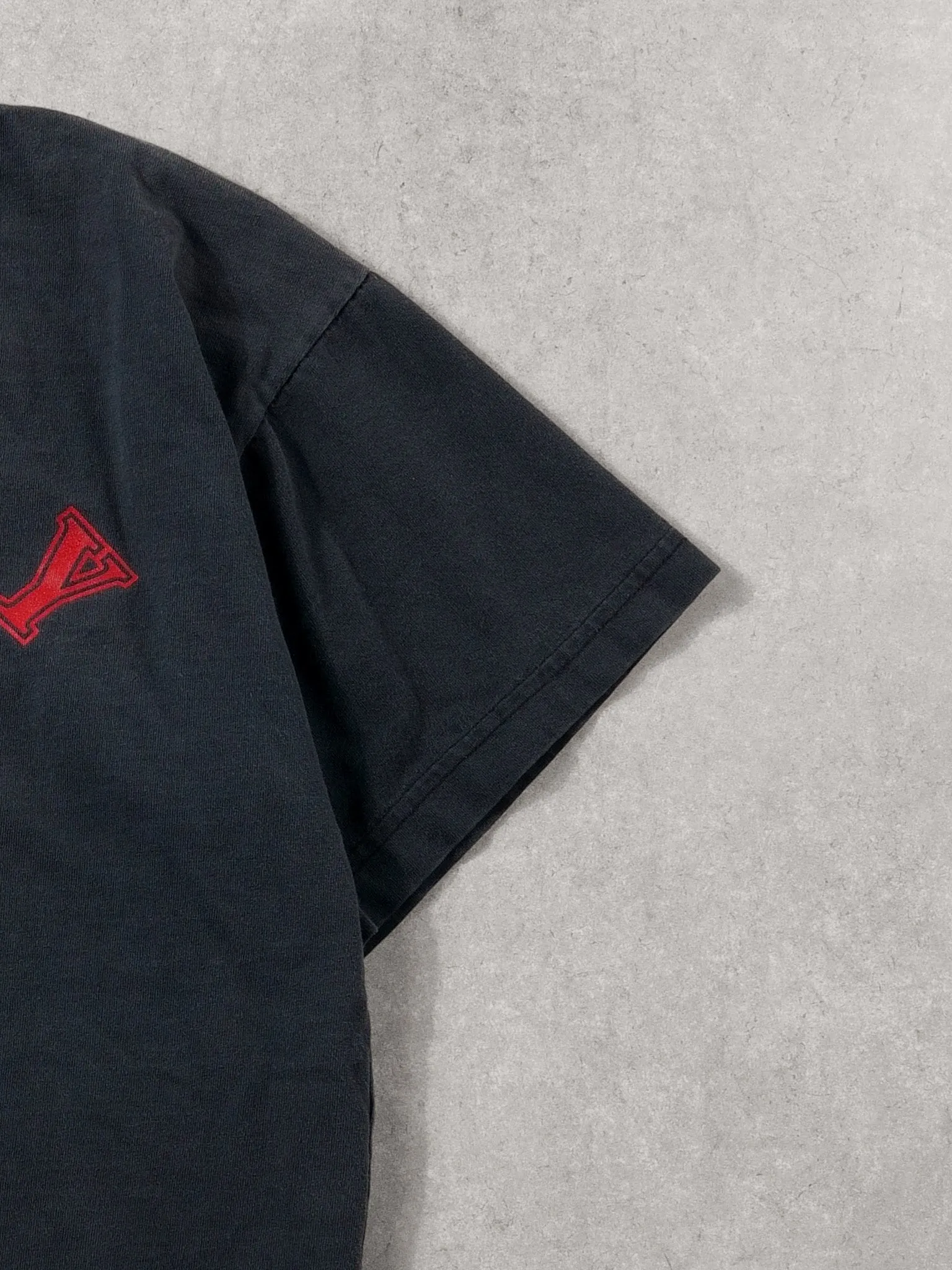 Vintage 90s Dark Grey Mickey Mouse Gym Graphic Tee (M) sold by Rebalance Vintage product image thumbnail 3