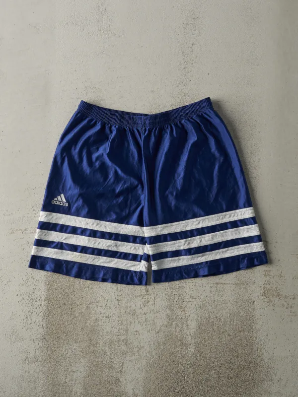 Vintage 90s Navy Blue Adidas Track Shorts (31x6.5) sold by Rebalance Vintage