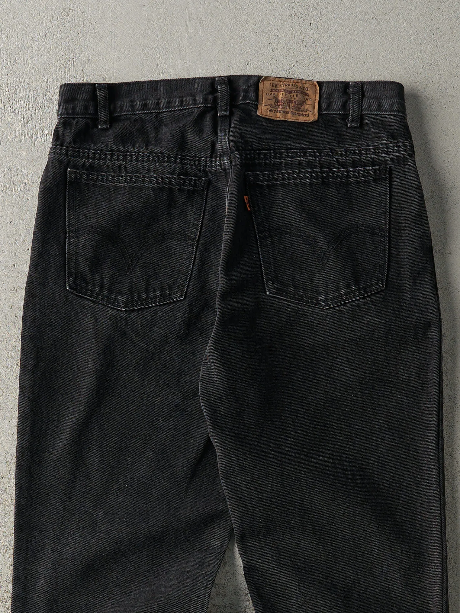 Vintage 90s Black Levi's Orange Tab Denim Pants (32x30.5) sold by Rebalance Vintage product image thumbnail 4