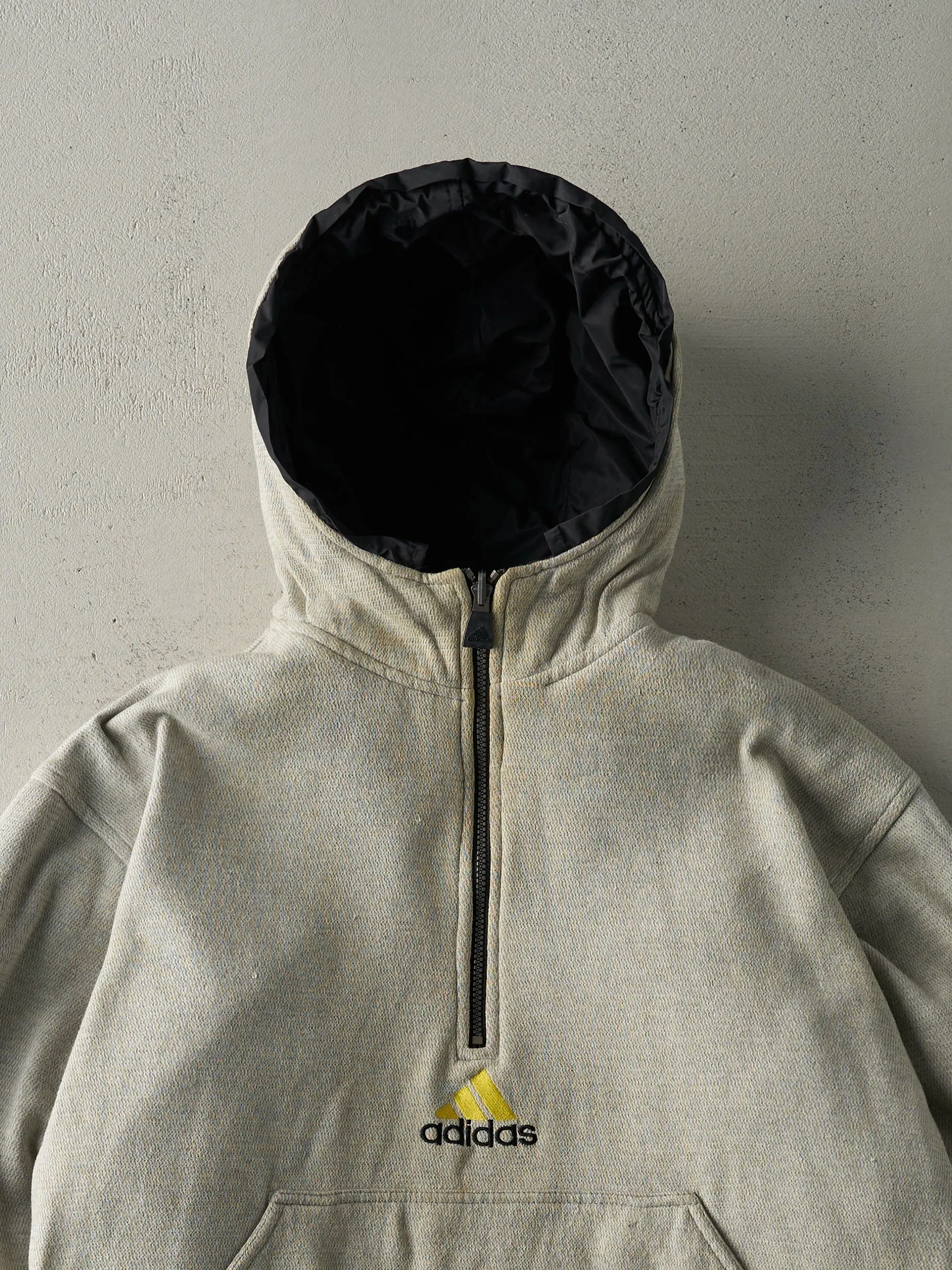 Vintage 90s Black Adidas Reversible Windbreaker Jacket (M) sold by Rebalance Vintage product image thumbnail 4