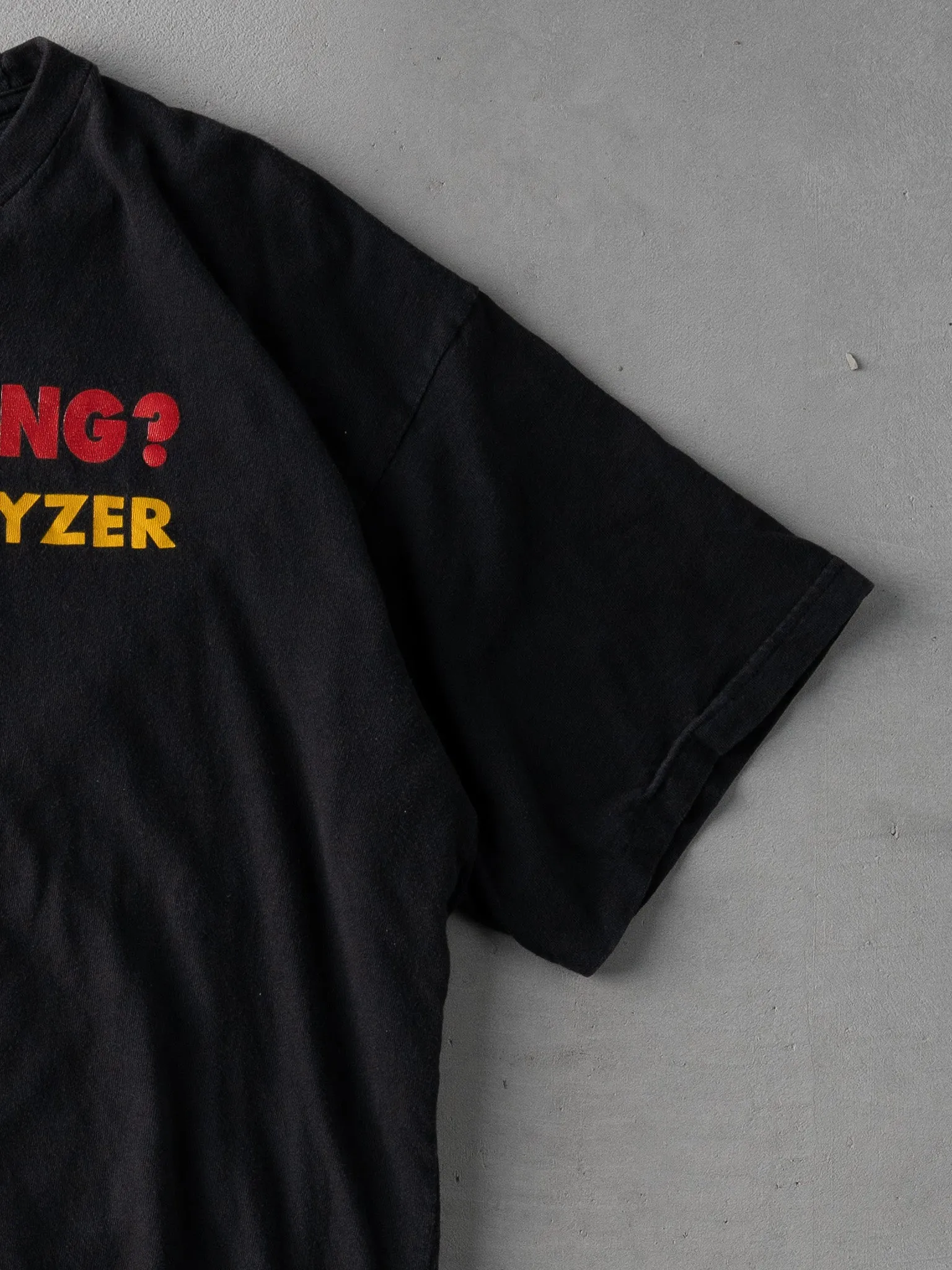 Vintage 80s Black "Been Drinking, Blow Here" Tee (M/L) sold by Rebalance Vintage product image thumbnail 3