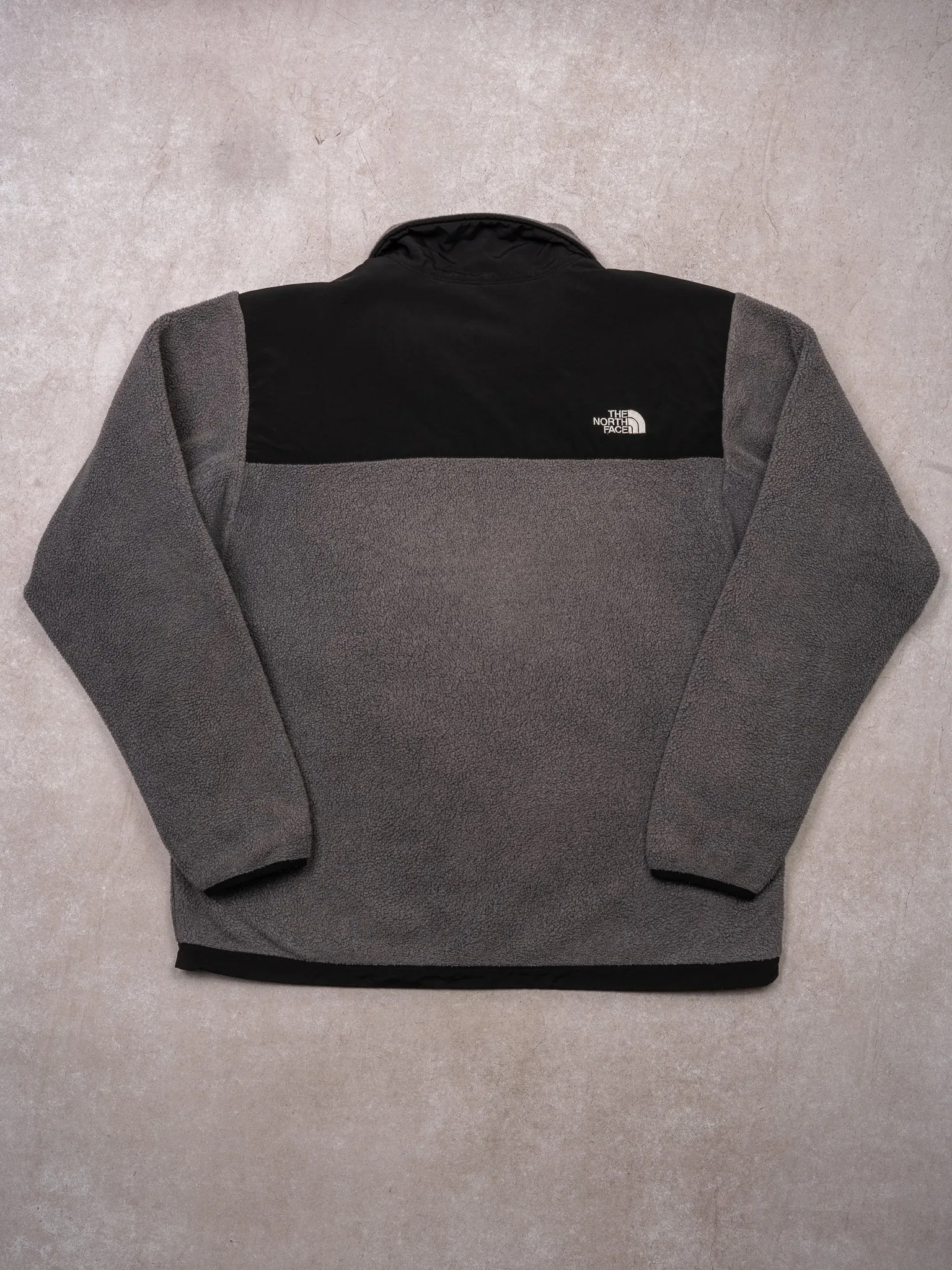 VIntage Grey + Black North Face Denali Fleece Jacket (L) sold by Rebalance Vintage product image thumbnail 4