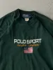 Vintage 90s Green Polo Sport Embroidered Single Stitch Tee (L) sold by Rebalance Vintage