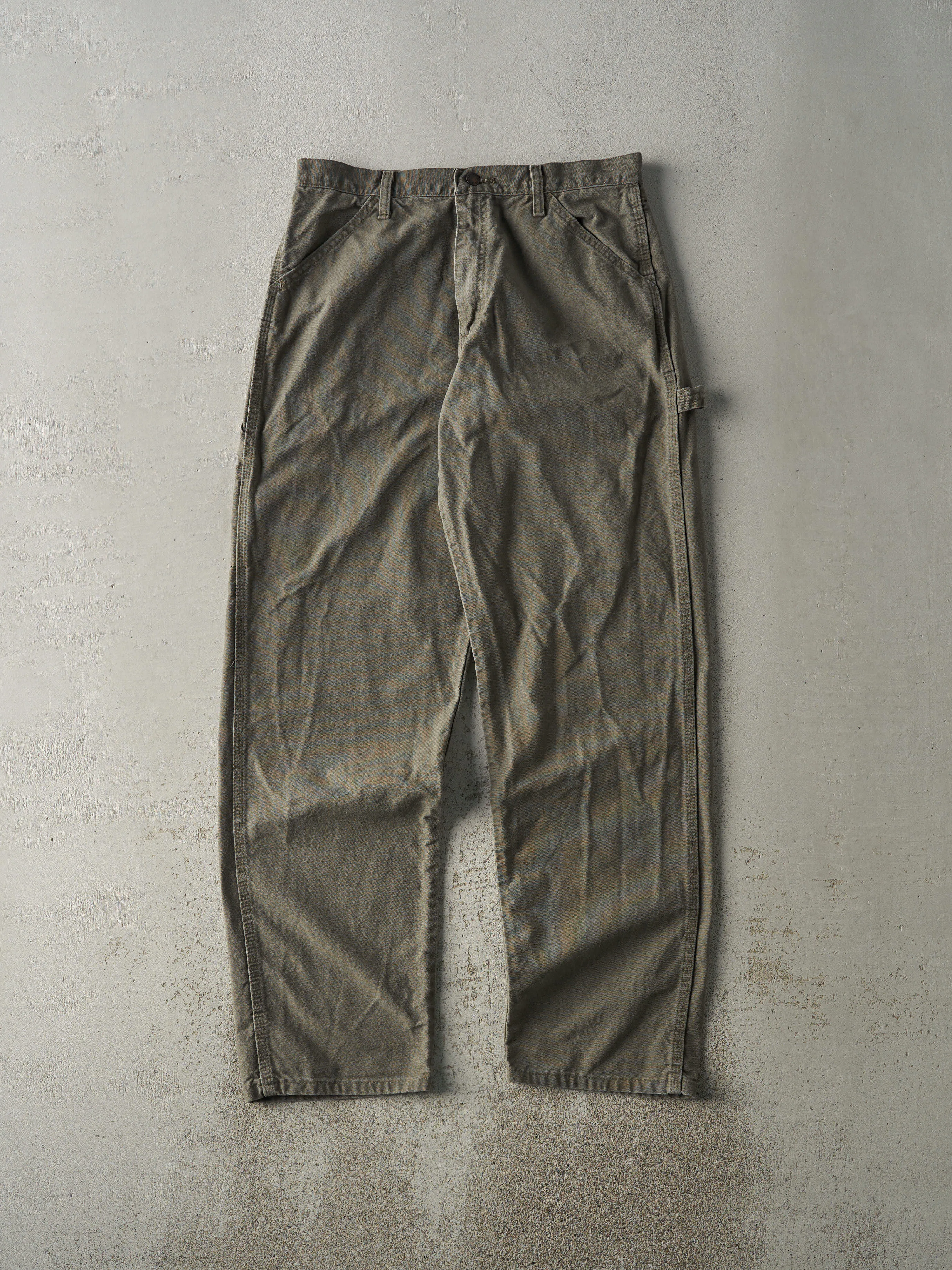 Vintage 90s Brown Rustler Carpenter Pants (32x34) sold by Rebalance Vintage