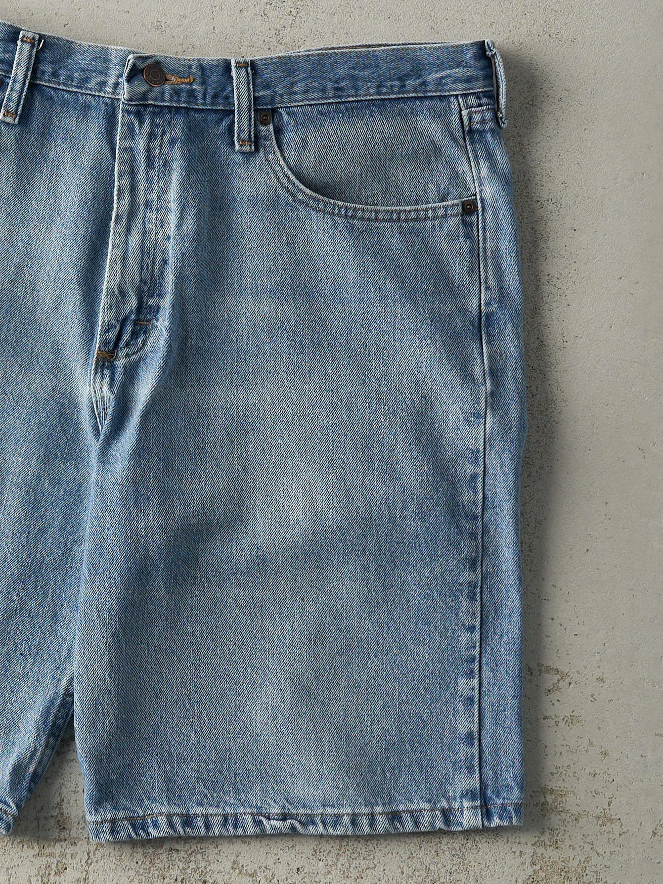 Vintage Y2K Mid Wash Wrangler Jean Shorts (38x10) sold by Rebalance Vintage product image thumbnail 4