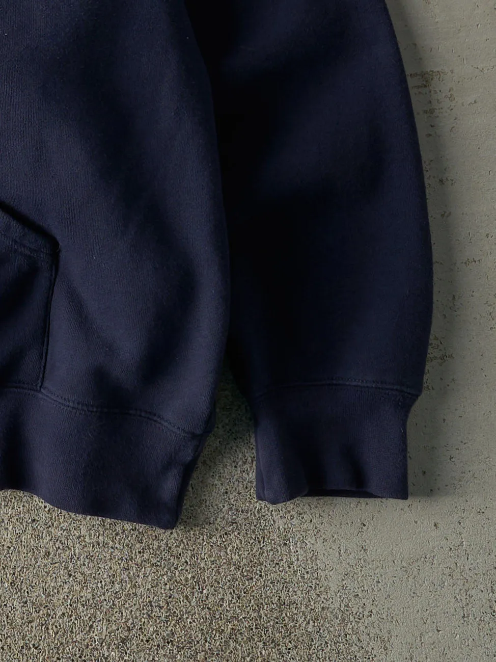 Vintage Y2K Navy Blue Embroidered West Chester University Hoodie (L) sold by Rebalance Vintage product image thumbnail 3