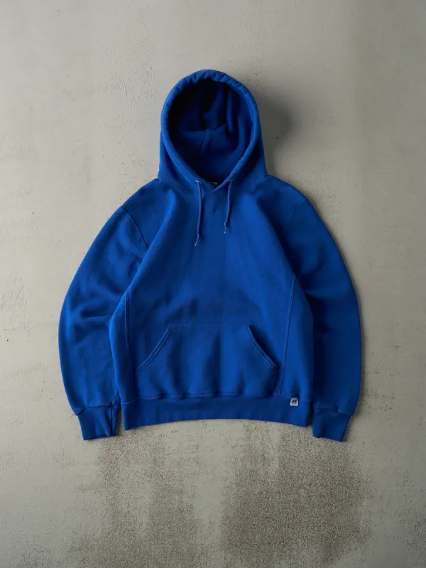 Vintage Y2K Royal Blue Russell Athletic Blank Hoodie (M) sold by Rebalance Vintage