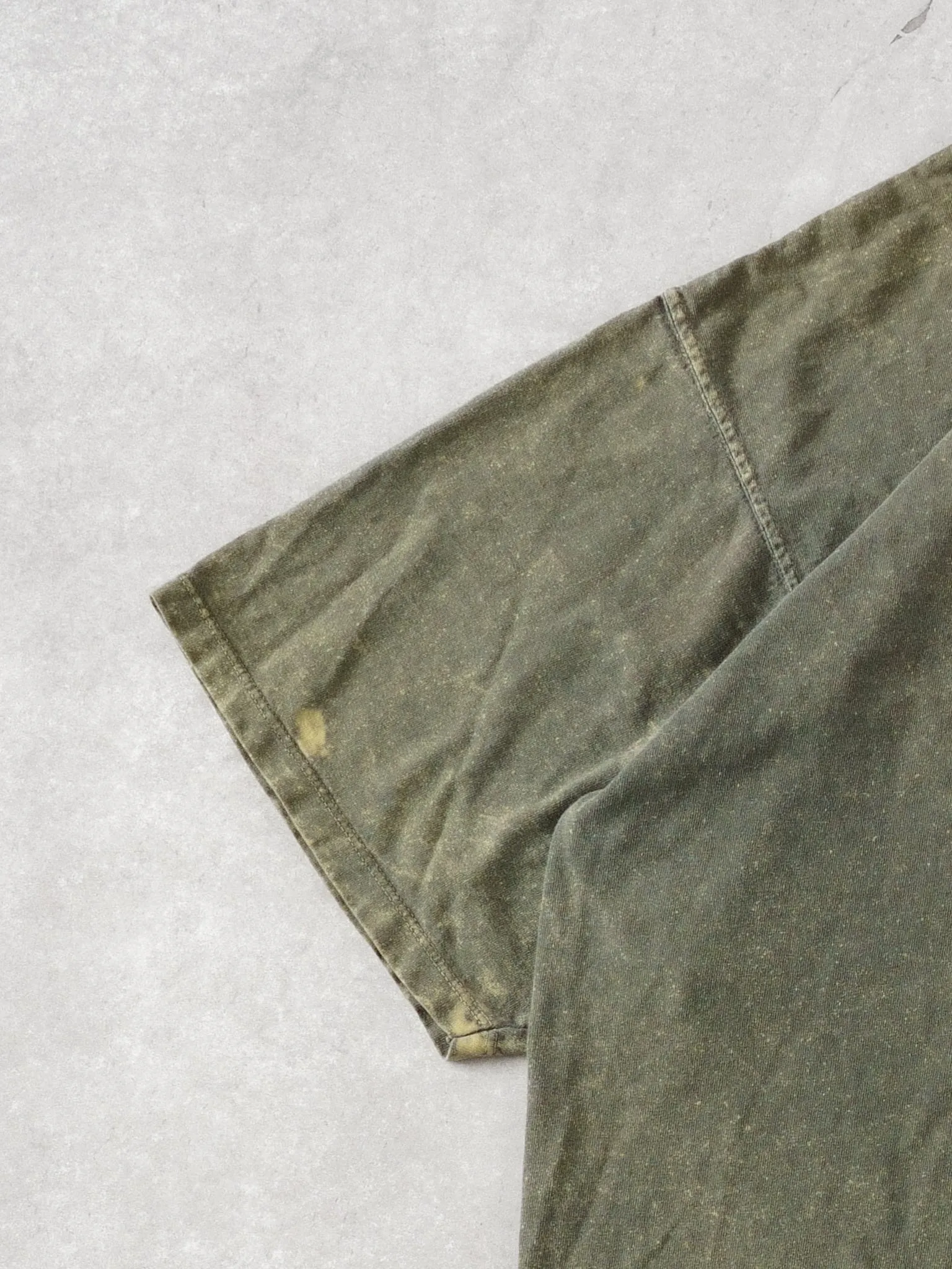 Vintage 90s Washed Moss Green Wrangler Emblem Tee (L) sold by Rebalance Vintage product image thumbnail 3