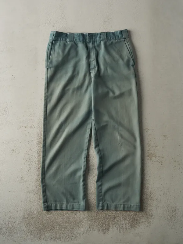Vintage 90s Washed Green Dickies Work Pants (35x28) sold by Rebalance Vintage
