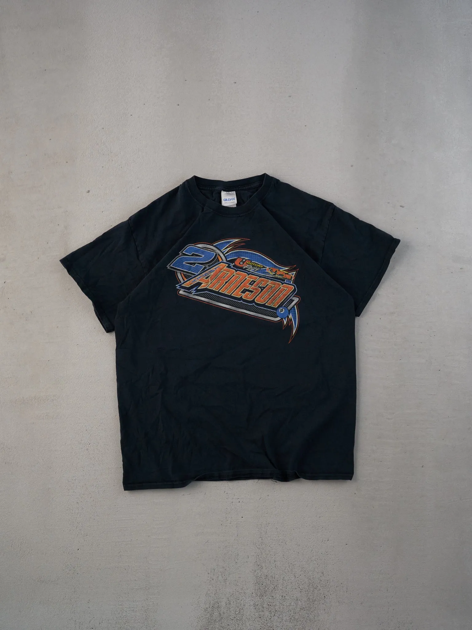 Vinage Y2k Black Casey Arneson Nascar Graphic Tee (M) sold by Rebalance Vintage product image thumbnail 2