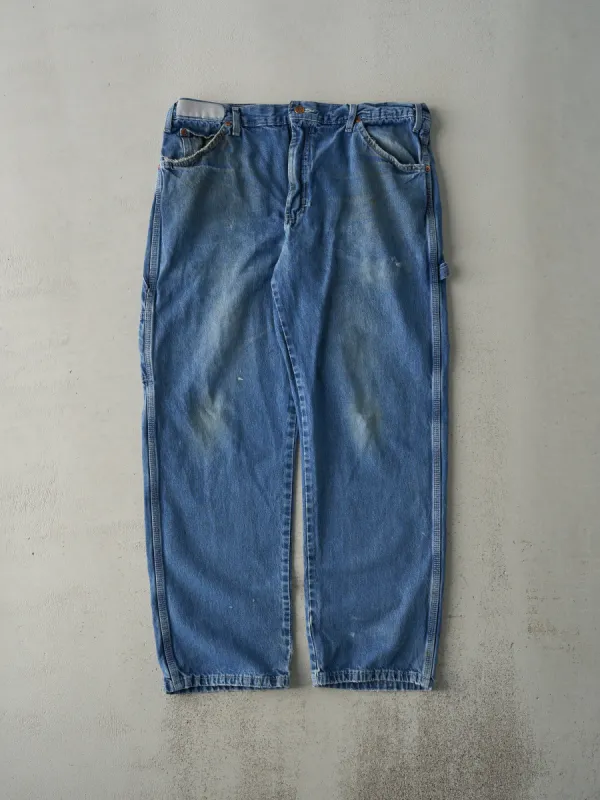 Vintage 90s Mid Wash Dickies Carpenter Pants (36x28.5) sold by Rebalance Vintage