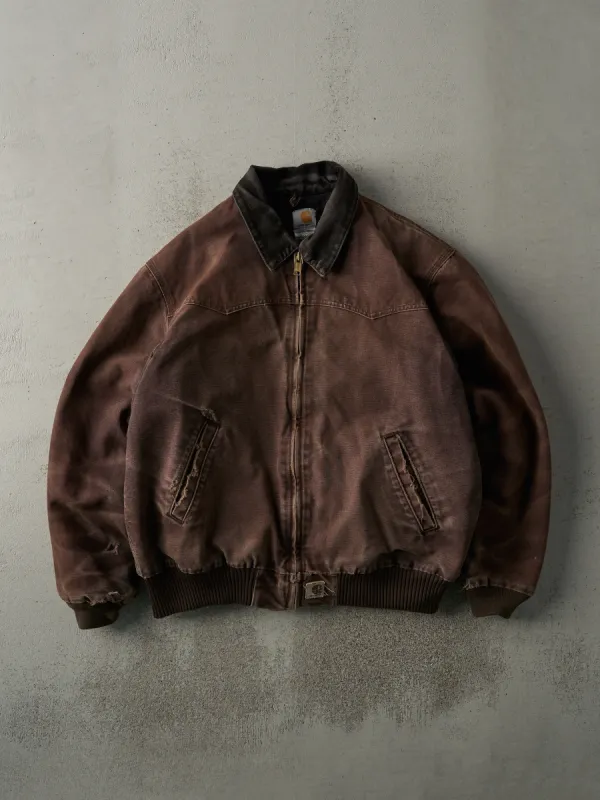 Vintage Y2K Brown Carhartt Santa Fe Jacket (L/XL) sold by Rebalance Vintage