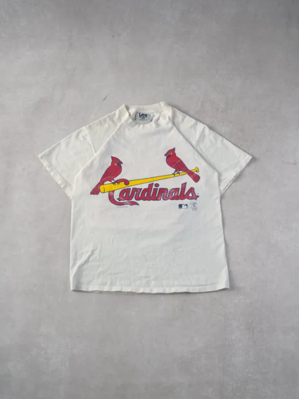 Vintage 95' White St Louis Cardinals #25 Mcgwire MLB Graphic Tee (M) sold by Rebalance Vintage