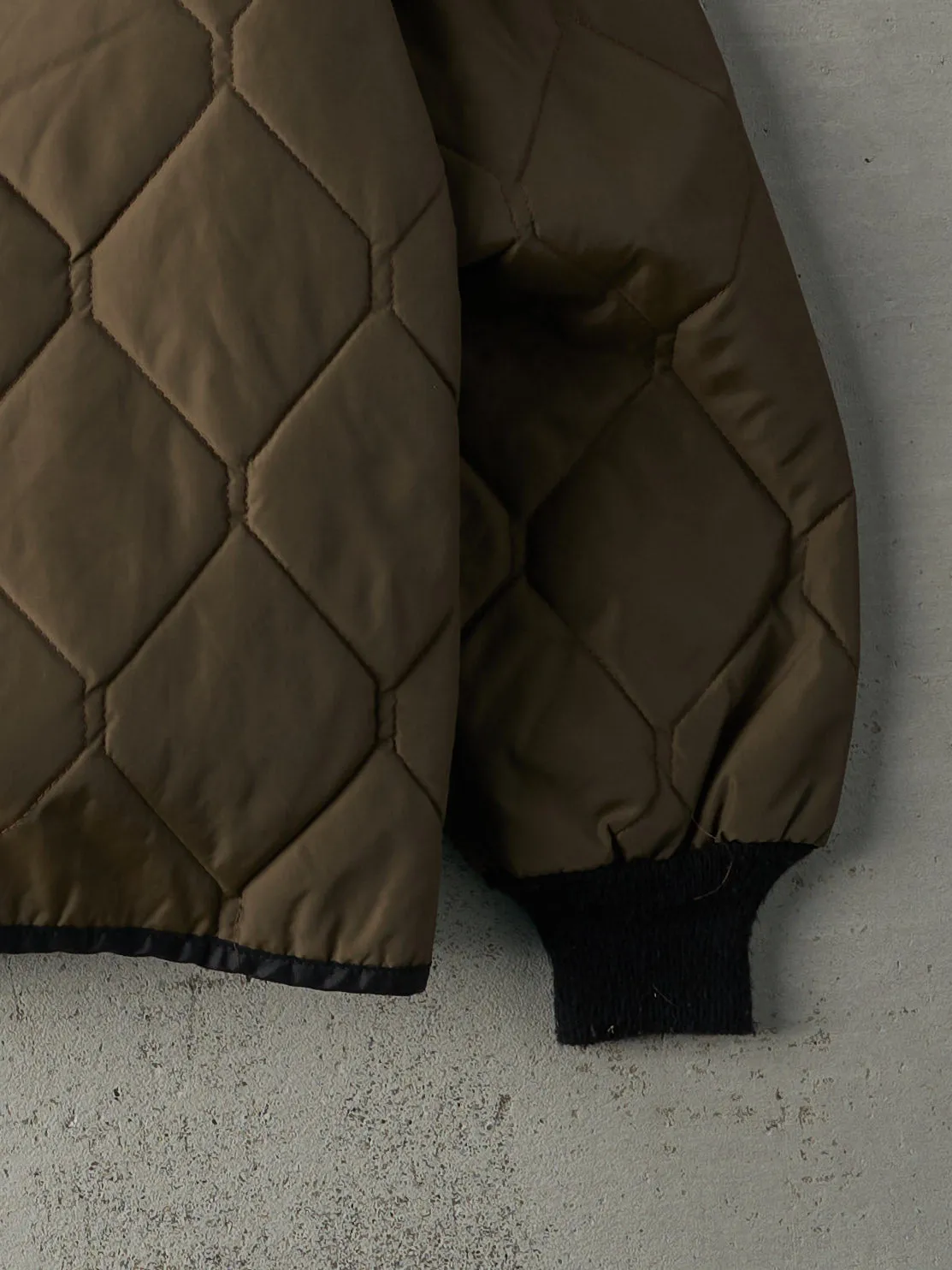 Vintage 80s Brown Nylon Liner Jacket (M) sold by Rebalance Vintage product image thumbnail 3