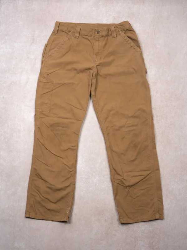 Vintage Dark Beige Carhartt Loose Original  Pants (32 x 30) sold by Rebalance Vintage