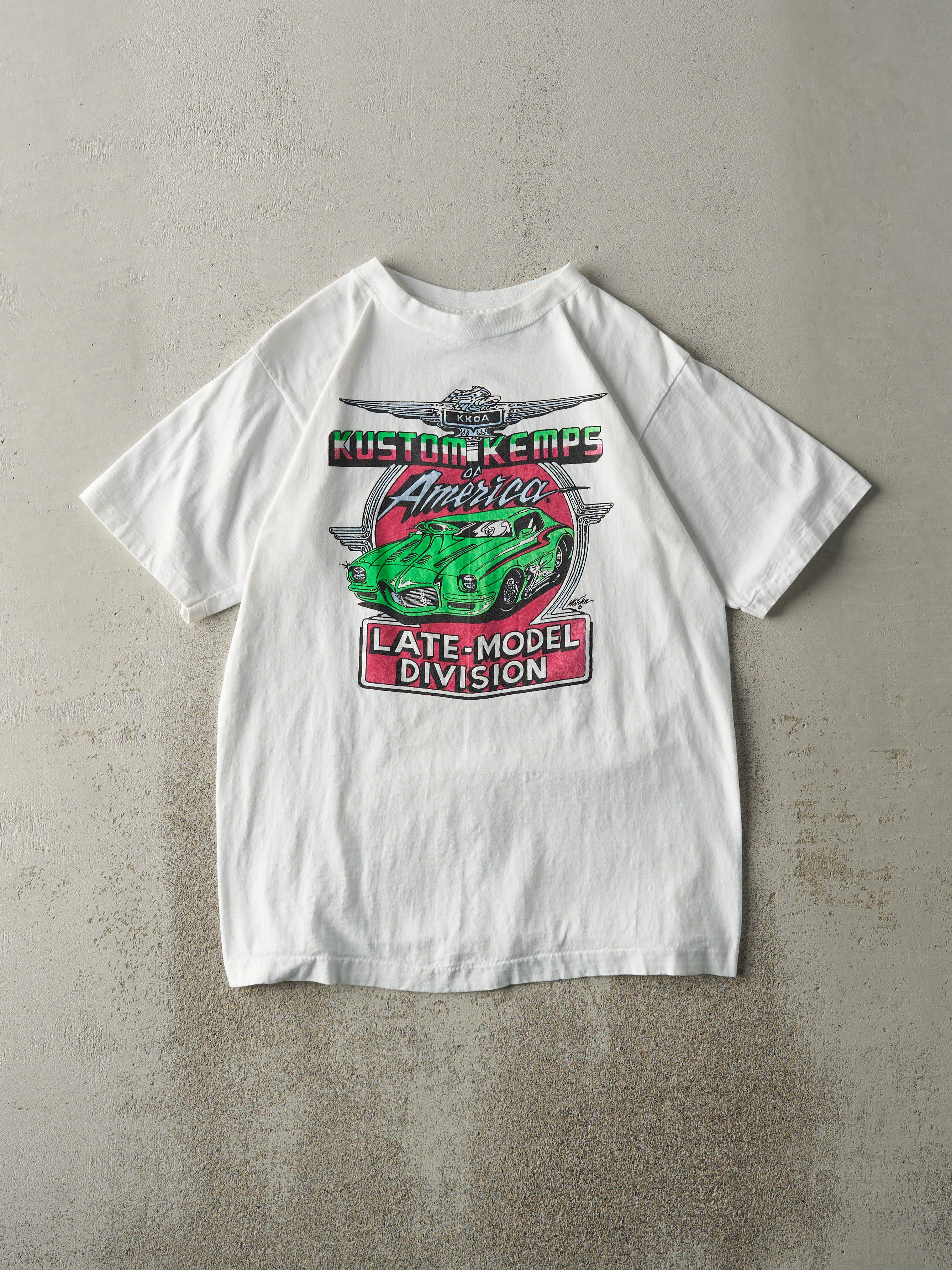 Vintage 90s White Kustom Kemps Single Stitch Tee (S) sold by Rebalance Vintage
