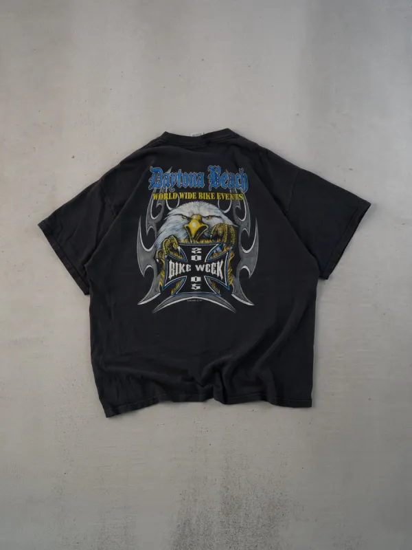 Vintage 05' Black Daytona Beach Bikers Tee (M) sold by Rebalance Vintage