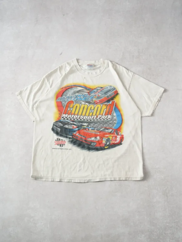 Vintage White Concord Motorsport Park CC racing Graphic Tee (M) sold by Rebalance Vintage