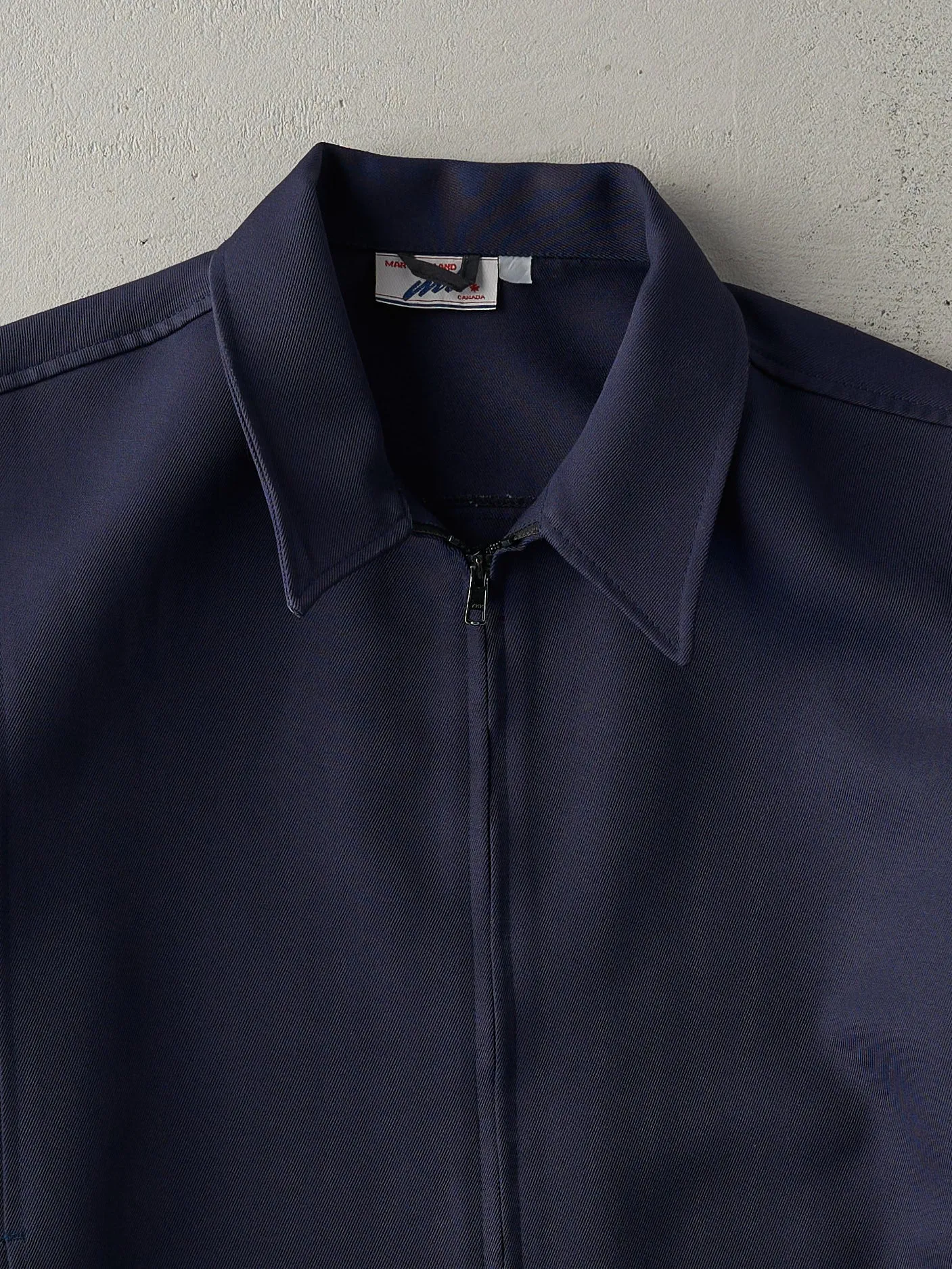 Vintage 70s Navy Blue Blank Work Jacket (M/L) sold by Rebalance Vintage product image thumbnail 2