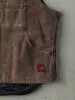 Vintage 90s Faded Brown Tough Duck Work Vest (L) sold by Rebalance Vintage