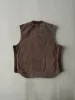 Vintage 90s Faded Brown Tough Duck Work Vest (L) sold by Rebalance Vintage