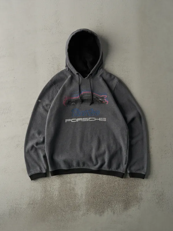 Vintage Y2K Grey Adidas x Porche Hoodie (M) sold by Rebalance Vintage